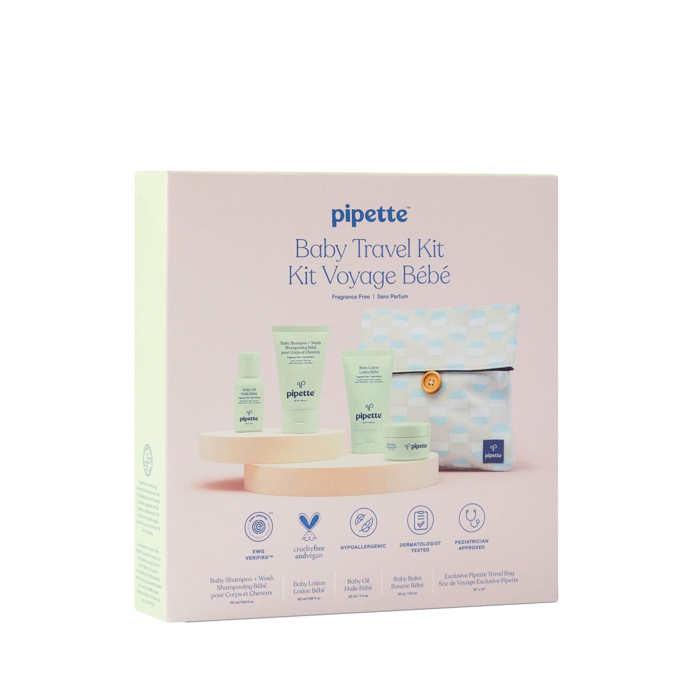 baby travel kit by pipette baby